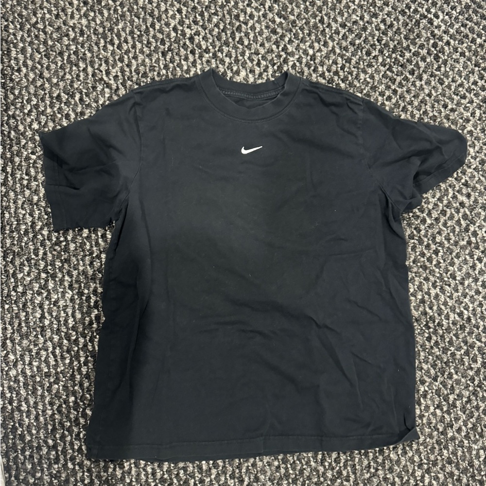 Nike Black Tee with White Accents